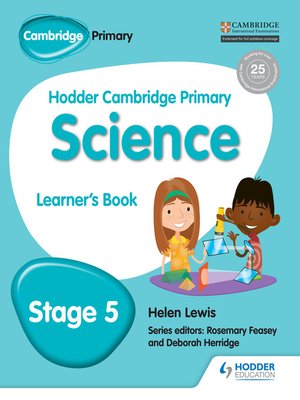 cover image of Hodder Cambridge Primary Science Learner's Book 5